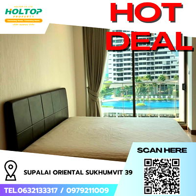 คอนโดให้เช่า : #R8046   🎉 081268 ให้เช่าคอนโด Supalai Oriental Sukhumvit 39 