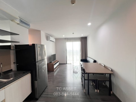 📍Urgent sale!The Base Park West 2 Beds 2 Baths, 53.2 SQM, 25th+ Floor, Canal View Corner Unit, Fully Furnished📍 Starts Only THB 5.3 Million Baht!