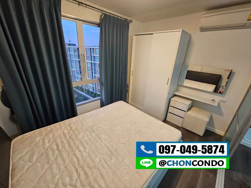 รูป DCondo ดีคอนโด ชั้น8 ตึกD  ----------------------Tel 097-049-5874 (Line: @choncondo มี@ด้วย) - รูปที่ 2/14