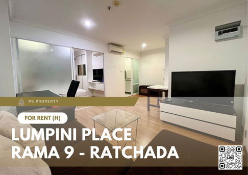 ให้เช่า 🔥 Lumpini Place Rama 9 - Ratchada 🔥 เฟอร์นิเจอร์ และ เครื่องใช้ไฟฟ้าครบ ใกล้ MRT พระราม 9