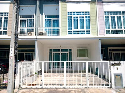 ทาวน์โฮมให้เช่า : ให้เช่าบ้านใหม่ถูกมาก ทาวน์โฮม คิว ดิสทริค สุขสวัสดิ์-วงแหวนพระราม 3 ค่าเช่า 14,000 