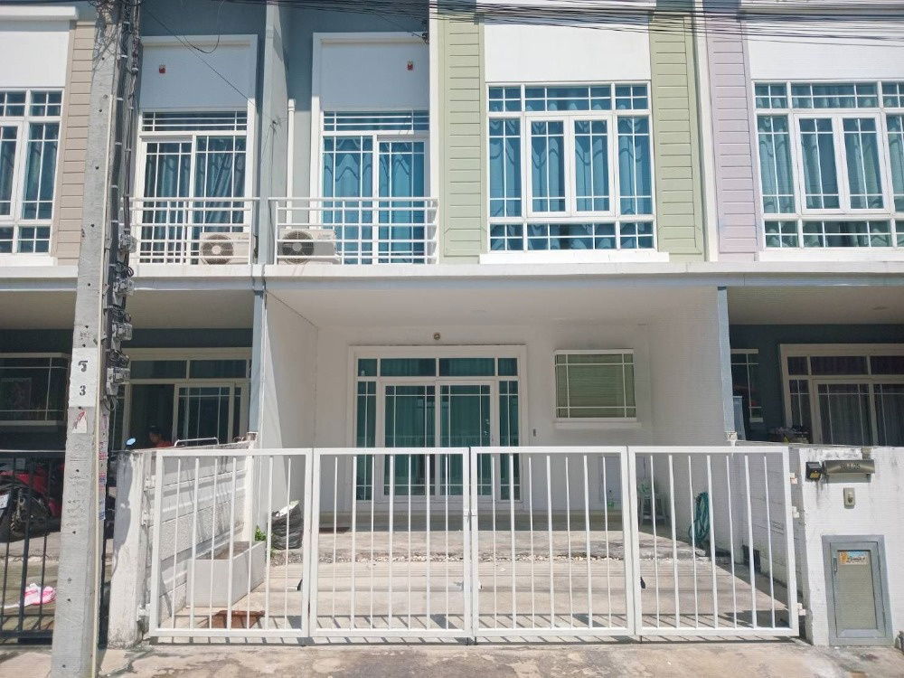 รูป ให้เช่าบ้านใหม่ถูกมาก ทาวน์โฮม คิว ดิสทริค สุขสวัสดิ์-วงแหวนพระราม 3 ค่าเช่า 14,000  - รูปที่ 1/24