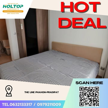 #Z3527💥 071268 🔥Condo for rent: THE LINE Phahon-Pradipat