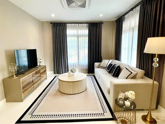 รูป [ให้เช่า] หมู่บ้าน นันทวัน บางนา กม.7 / 4 ห้องนอน 5 ห้องน้ำ / 140 ตรว. 350 ตรม. **250,000** บ้านเดี่ยวหลังใหญ่โครงการสุดหรู ใกล้ห้างเมกาบางนา - รูปที่ 2/16