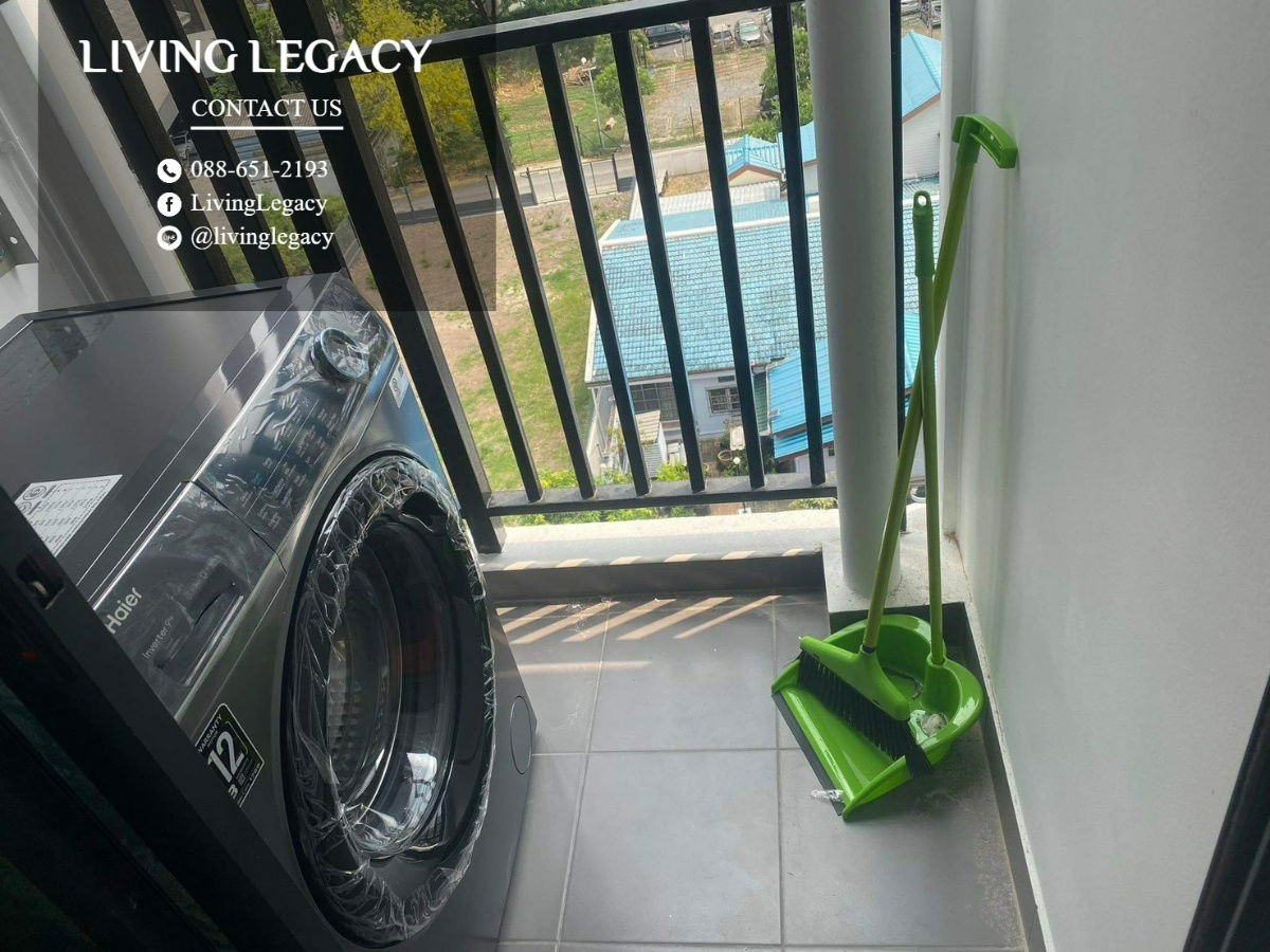 picture T6QBSI Condo For Rent RYE Huamark 30 Sq.M. Floor 8 Building B line id : @livinglegacy - 7/13