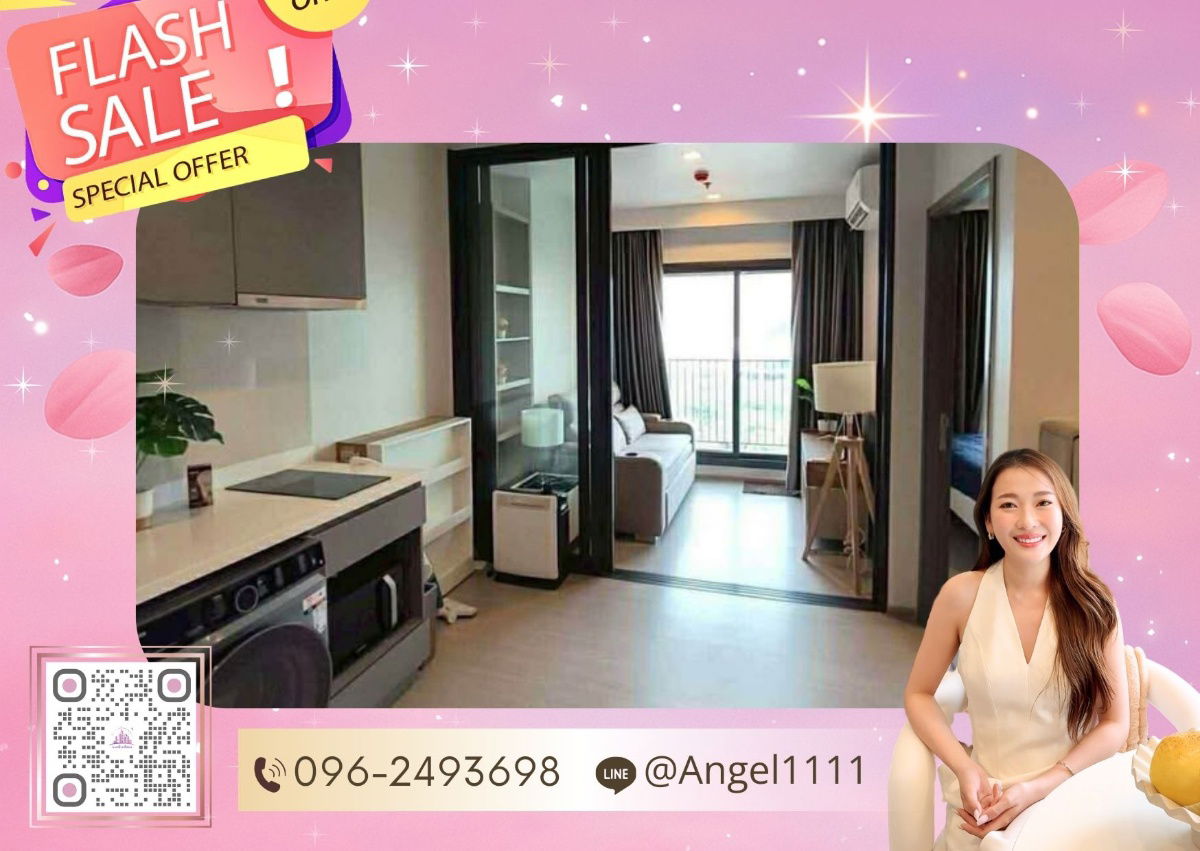 รูป ✨🦄 Ready to move 🦄✨ Life Asoke Hype✨ใกล้รถไฟฟ้า MRT เฟอร์ครบจบในที่เดียว โทร 096-2493698 (LAH0160) - รูปที่ 1/17