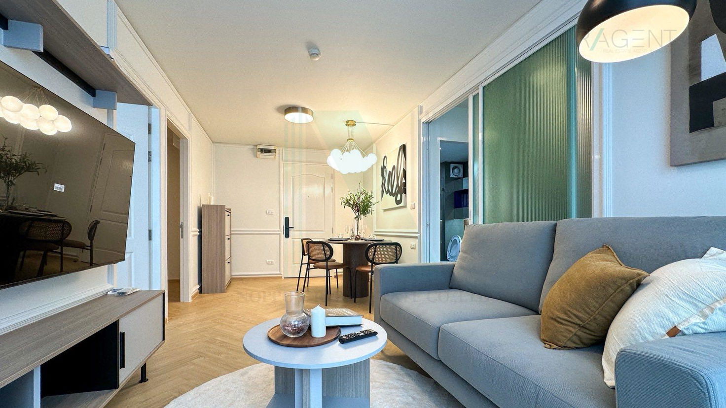 picture For Rent Condo CHATEAU IN TOWN PHAHOLYOTHIN 11 Building 1, Floor 6,2 bed room, Room size 44 sqm - 2/8