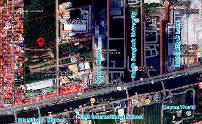 ที่ดิน ถนนโยธาธิการคูคต คลองหลวง : KT0011📲LineID @556ryccg🏘️ที่ดินรังสิตคลอง3 ขนาด 355.7 ตรว ซอยรังสิต-นครนายก69/1 ใกล้Suzuki Motor, มหาวิทยาลัยนอร์ทกรุงเทพ