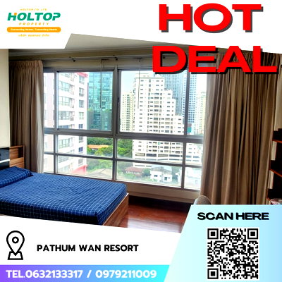 Condos for rent : #R8037 🎉 081268 Condo for rent: Pathum Wan Resort