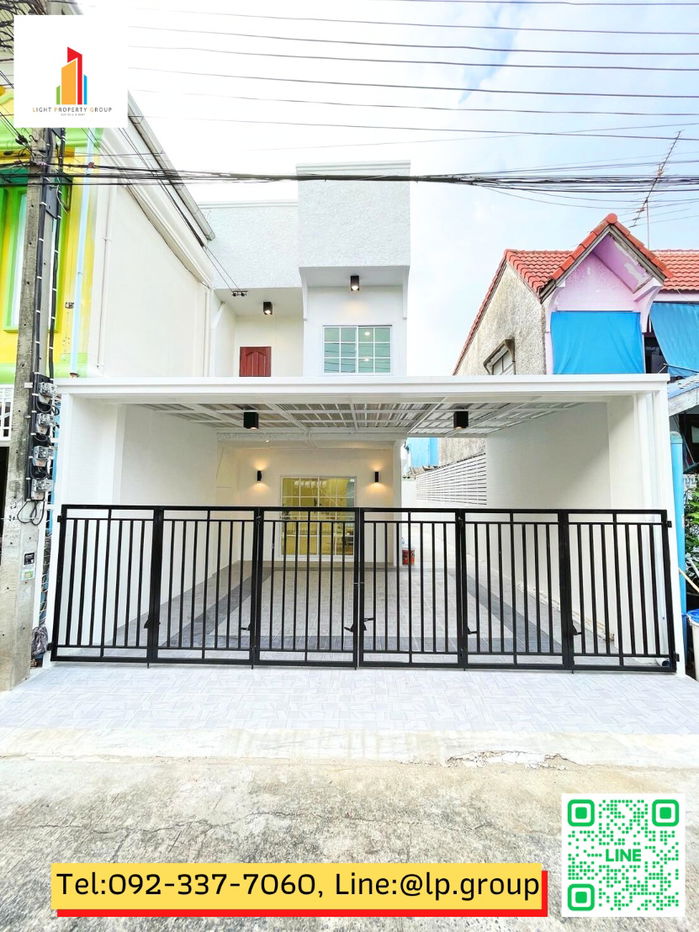 รูป ขายบ้าน ตกแต่งใหม่ หมู่บ้าน "อยู่เจริญ-บุญมา" ใกล้รถไฟฟ้า สายสีแดง พร้อมอยู่  - รูปที่ 1/16