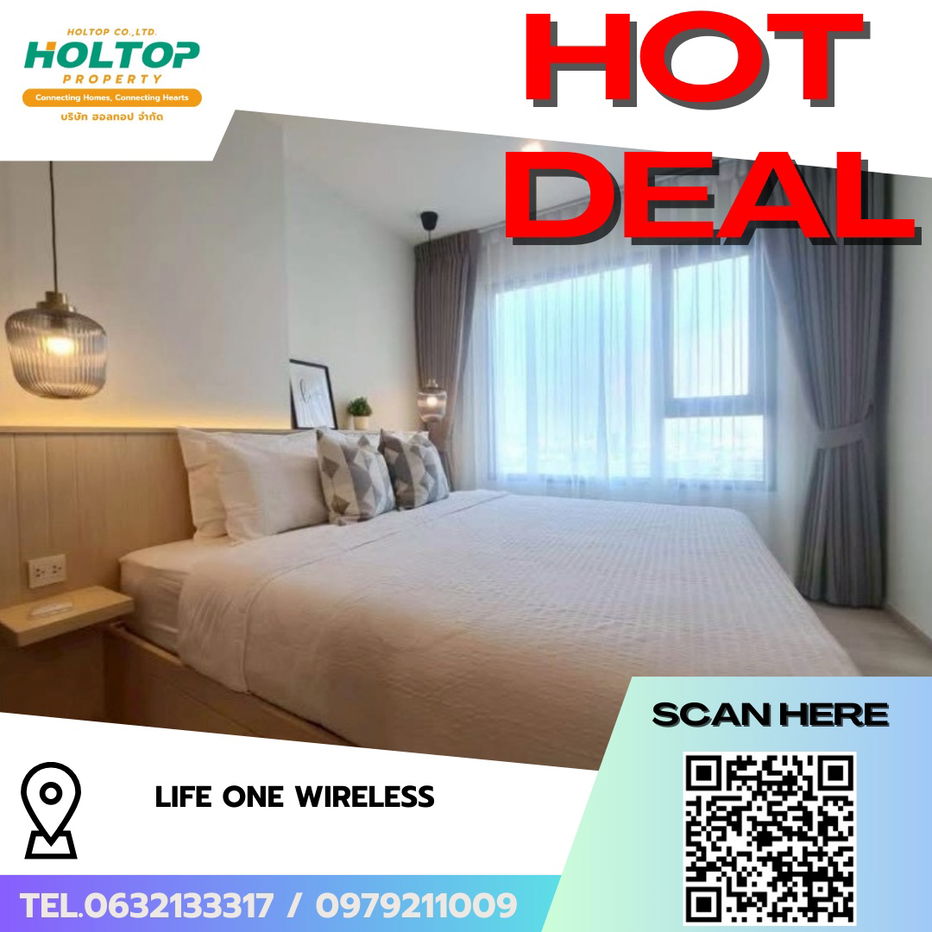 รูป #R8040 🎉 081268 ให้เช่าคอนโด Life One Wireless - รูปที่ 1/13