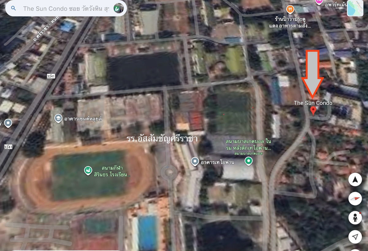 รูป ขายเดอะซัน คอนโด 2 ห้องนอน 50.59 ตรม. กลางเมืองศรีราชา ราคาต่ำกว่าประเมิน หลังอัสสัมชัญศรีราชา - รูปที่ 25/27