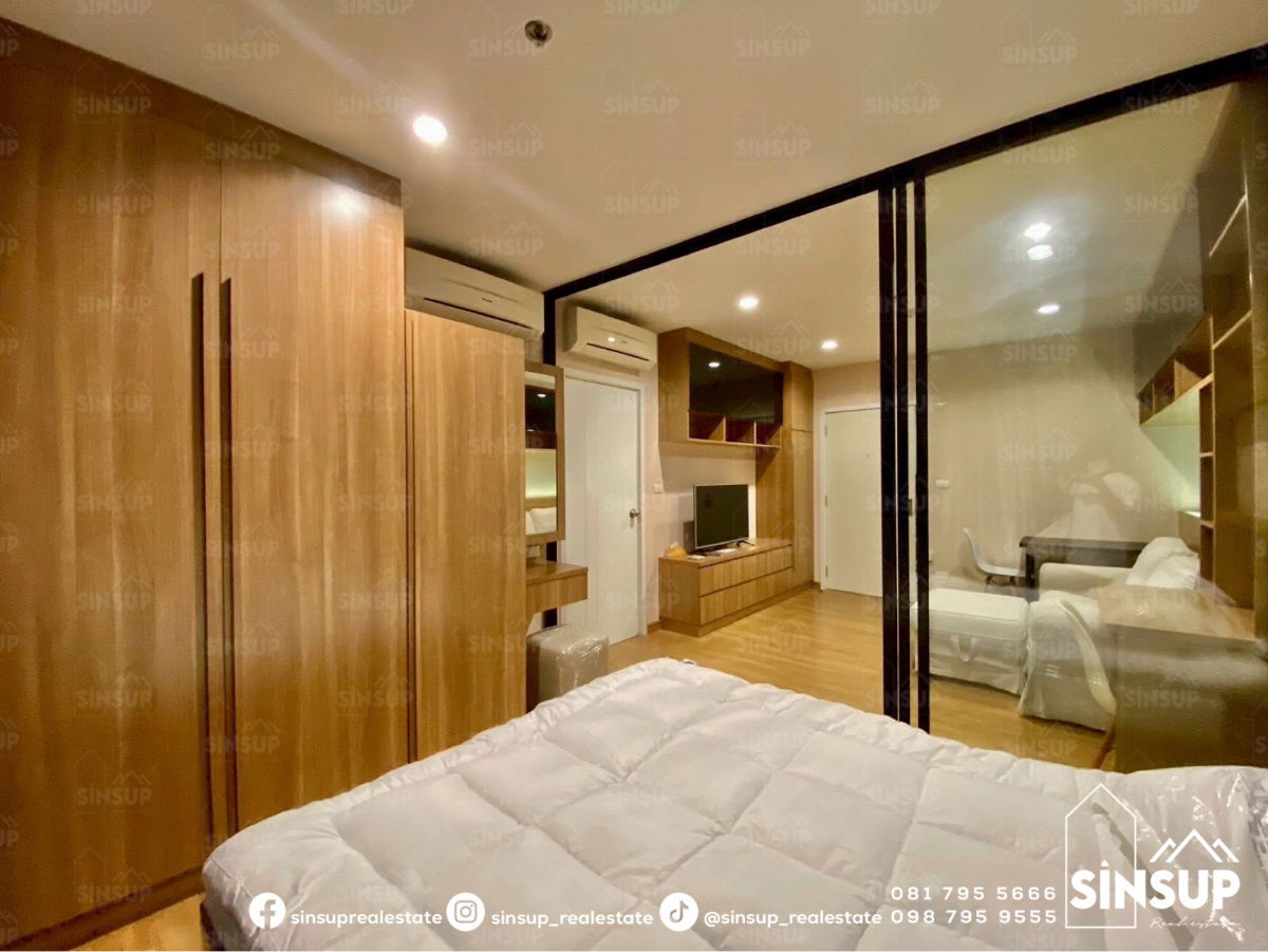 รูป ✨ ให้เช่า The Tree Interchange | ห้องสวย วิวแม่น้ำ | เครื่องใช้ไฟฟ้าครบ | ใกล้ MRT บางโพ - รูปที่ 3/8