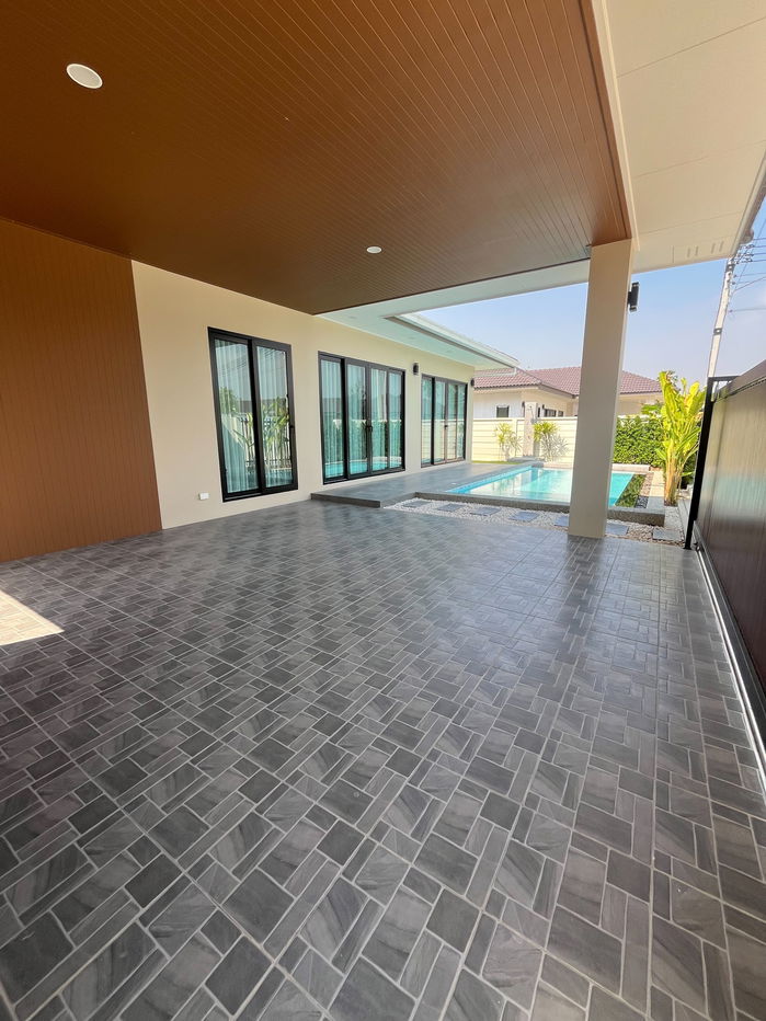 รูป ให้เช่าบ้านเดี่ยวสุดหรูพร้อมสระว่ายน้ำ 3 ห้องนอน ในทุ่งกลม ตาลหมัน - รูปที่ 4/14