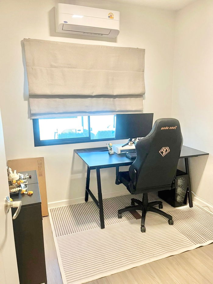 รูป ให้เช่าทาวน์โฮม สิริเพลส พหลโยธิน 52 เลี้ยงแมวระบบปิดได้ (รับทราบ) ทาวน์โฮม 2 ชั้น ทำเลถนนเทพรักษ์ บ้านสภาพใหม่  เฟอร์นิเจอร์ครบ ใกล้ BTS สายหยุด - รูปที่ 11/12