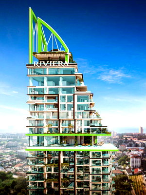 ขายคอนโด : The Riviera California Penthouse for Sale