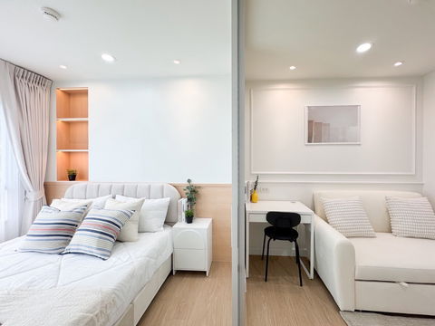 AS1012 ขายคอนโด ลุมพินี วิลล์ นครอินทร์ ริเวอร์วิว ห้องสวย เฟอร์นิเจอร์ครบ