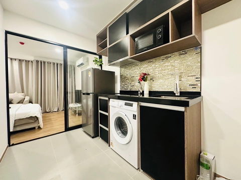 code : E172 ให้เช่าคอนโด ไซบิค รัชดา 32 (Saibic Ratchada 32) | เฟอร์ครบ เครื่องใช้ไฟฟ้าครบ ใกล้ MRT ลาดพร้าว / BTS รัชโยธิน