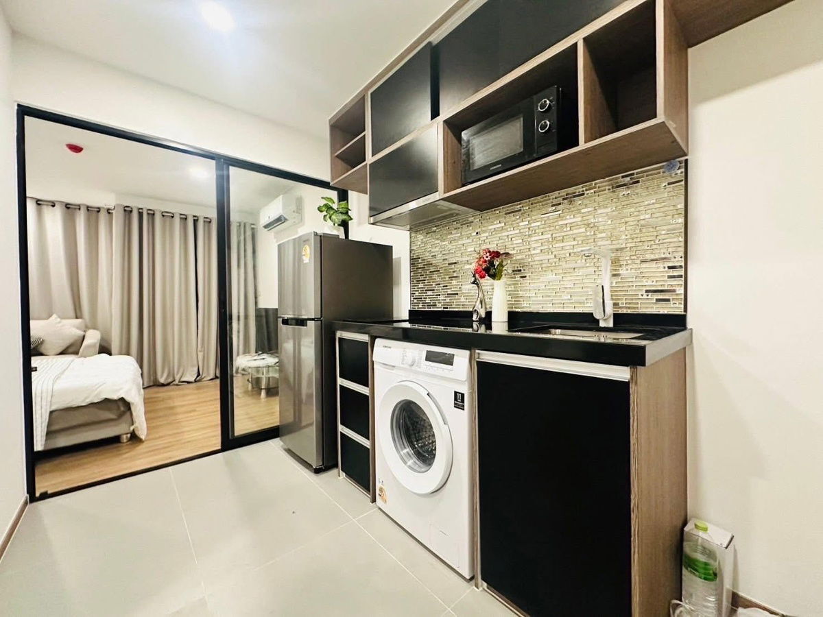 รูป code : E172 ให้เช่าคอนโด ไซบิค รัชดา 32 (Saibic Ratchada 32) | เฟอร์ครบ เครื่องใช้ไฟฟ้าครบ ใกล้ MRT ลาดพร้าว / BTS รัชโยธิน - รูปที่ 1/7