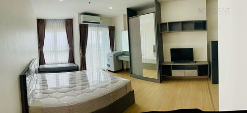 For Rent Condo SUPALAI VERANDA SUKHUMVIT 117 Building 1, Floor 31,Studio, Room size 30 sqm