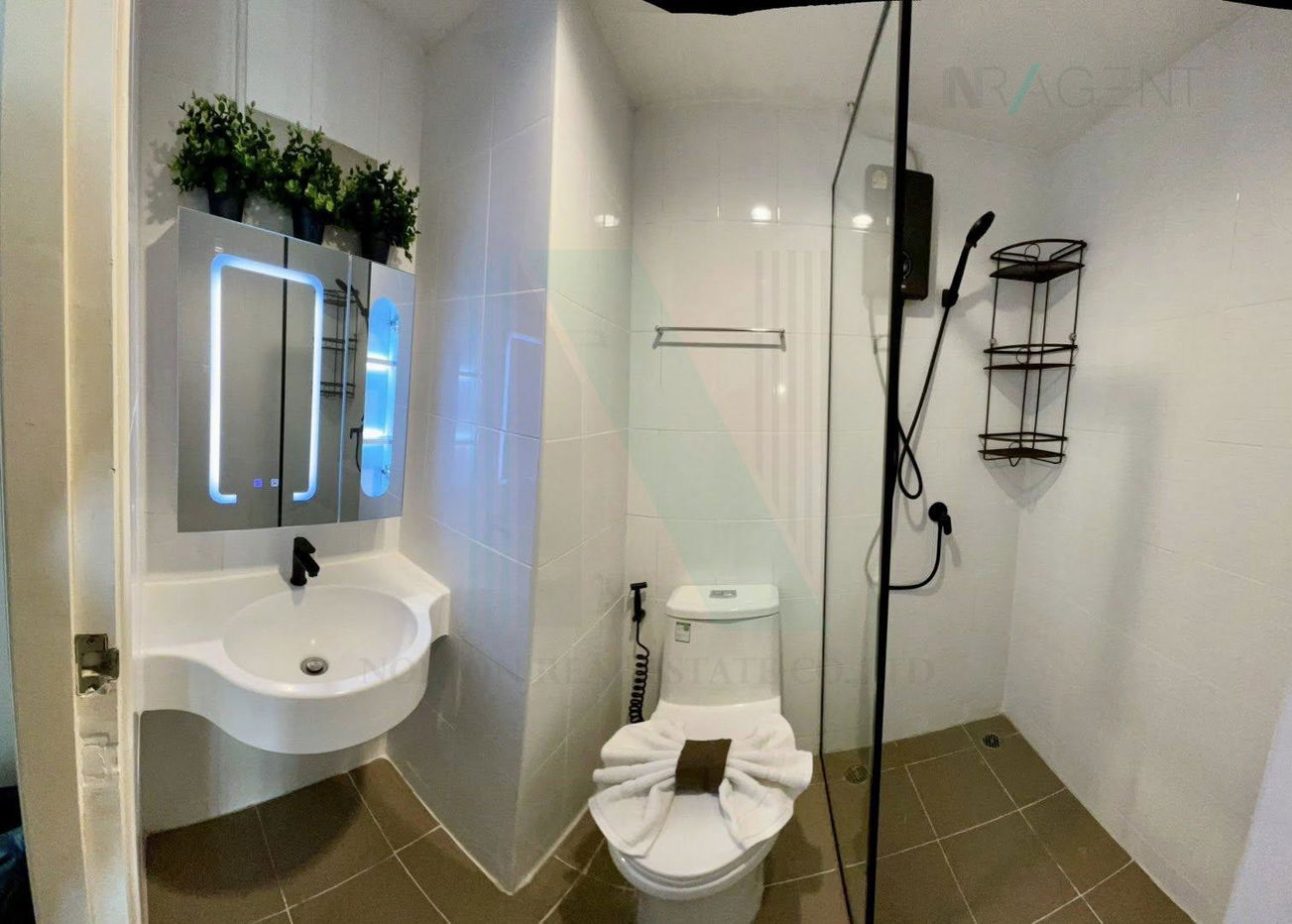 picture 🔺 For Rent Condo LUMPINI MEGA CITY BANGNA Building D, Floor 8,1 bed room, Room size 28 sqm - 8/8