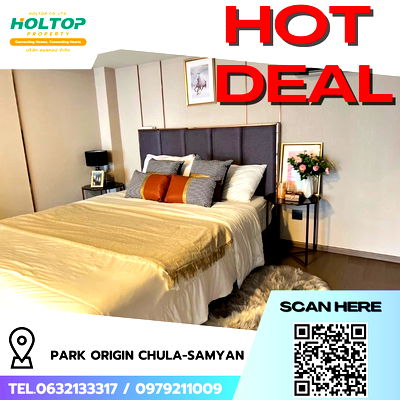 คอนโดให้เช่า : #R8039 🎉 081268 ให้เช่าคอนโด Park Origin Chula-Samyan