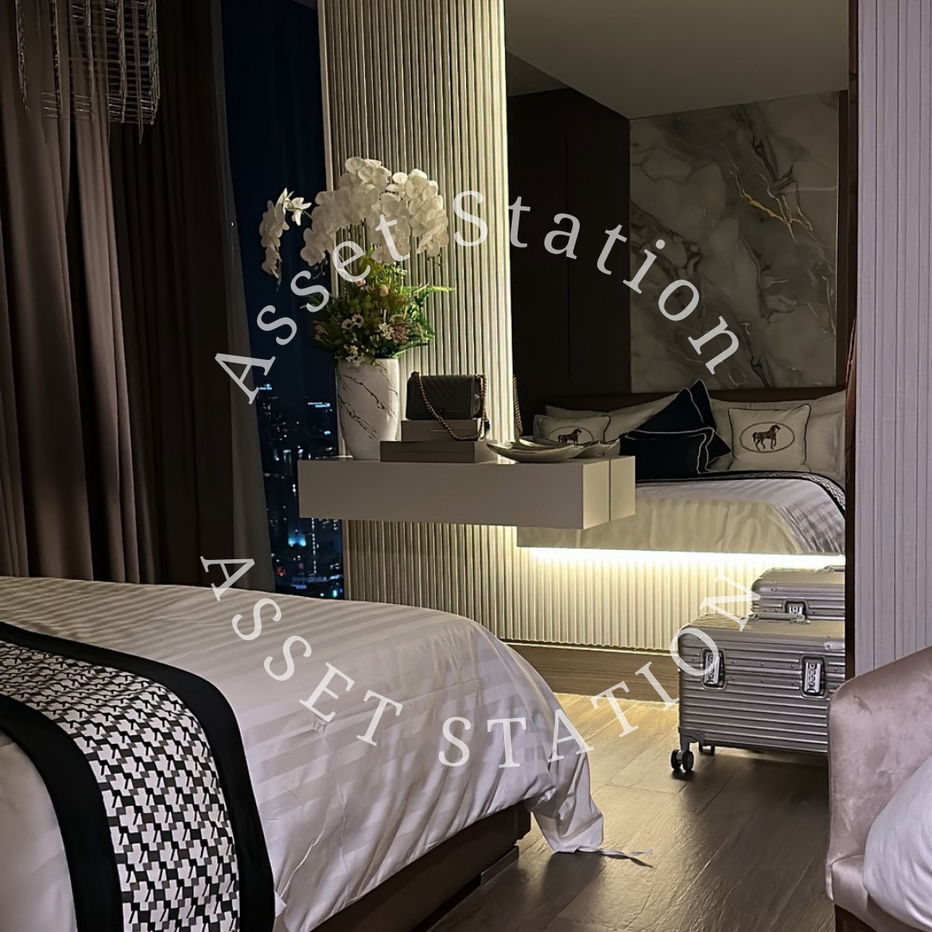 รูป ✨ห้อง Penthouse THE ESSE at SINGHA COMPLEX ที่สุดแห่งความหรูหรา | MRT เพชรบุรี 💎 - รูปที่ 9/20