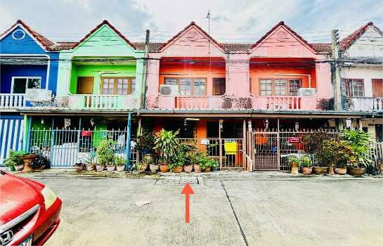 รูป ขาย ทาวน์โฮม ซอยสุขใจ ถนนปทุมธานี-สายใน พื้นที่ใช้สอย 112 ตรม เนื้อที่ 14 ตรว - รูปที่ 1/12