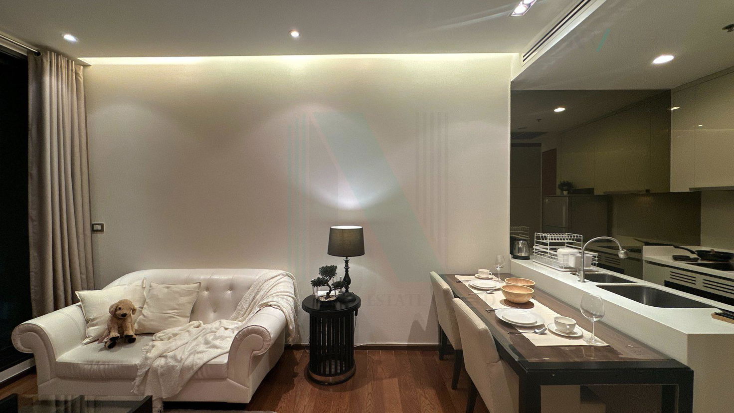 รูป 🚩 ให้เช่าคอนโด ดิ แอดเดรส สุขุมวิท 28 อาคาร 1 ชั้น 12 1 ห้องนอน ขนาด 45 ตรม ใกล้ เอ็มโพเรี่ยม - รูปที่ 6/8