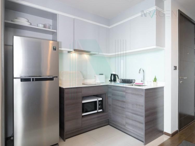 picture 🎉 For rent, Seal by Sansiri, 1 bedroom, 9th floor, Building C, near BTS Ekkamai. - 7/8