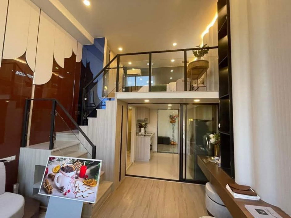 รูป (เจ้าของขายเอง) ขายดาวน์เท่าทุน ห้อง 1 Bedroom Duo Compact ยูนิต 2424 Origin Play Bangkhunnon Triple Station - รูปที่ 3/12