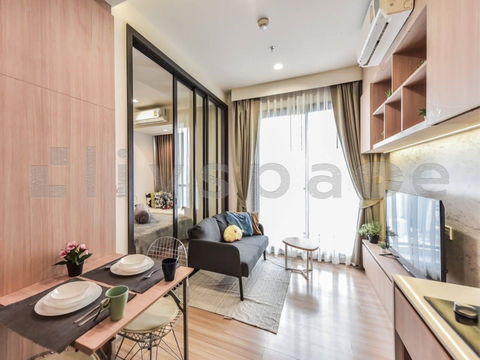 ▚ LE124ツ สำหรับเช่า M Jatujak 1 Bed 34 ตร.ม.! ⭐ Pet Friendly ห้องสวย วิวสวนจตุจักร 20k ห้องหายาก 