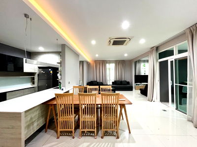 บ้านเดี่ยวให้เช่า : ให้เช่า มัณฑนา 2 บางนา กม.7 ใกล้เมกาบางนา เฟอร์ฯ ครบ หลังใหญ่ น่าอยู่มาก