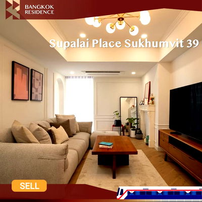 Condos for sale : 🔥 Hurry Before It's Gone! Luxury Decorated Unit at Supalai Place 39 Near BTS Phrom Phong