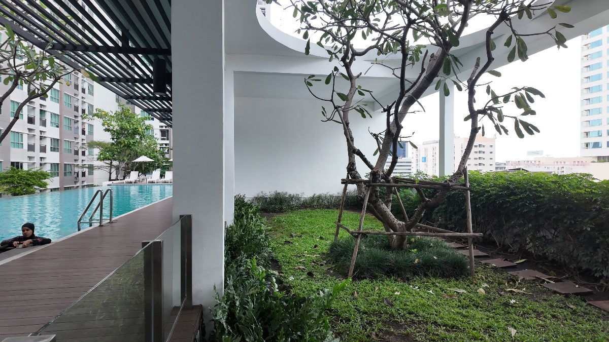 picture 1-Bed condo close to BTS Ekamai 28SQM with City view - Aspire Rama 4 - 14/22