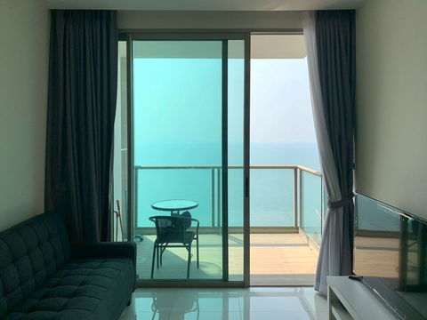 ⛵ Riviera Wongamat ⛵ Sea view / 24F / 45sqm / 1bedroom >> THB22,000/month彡