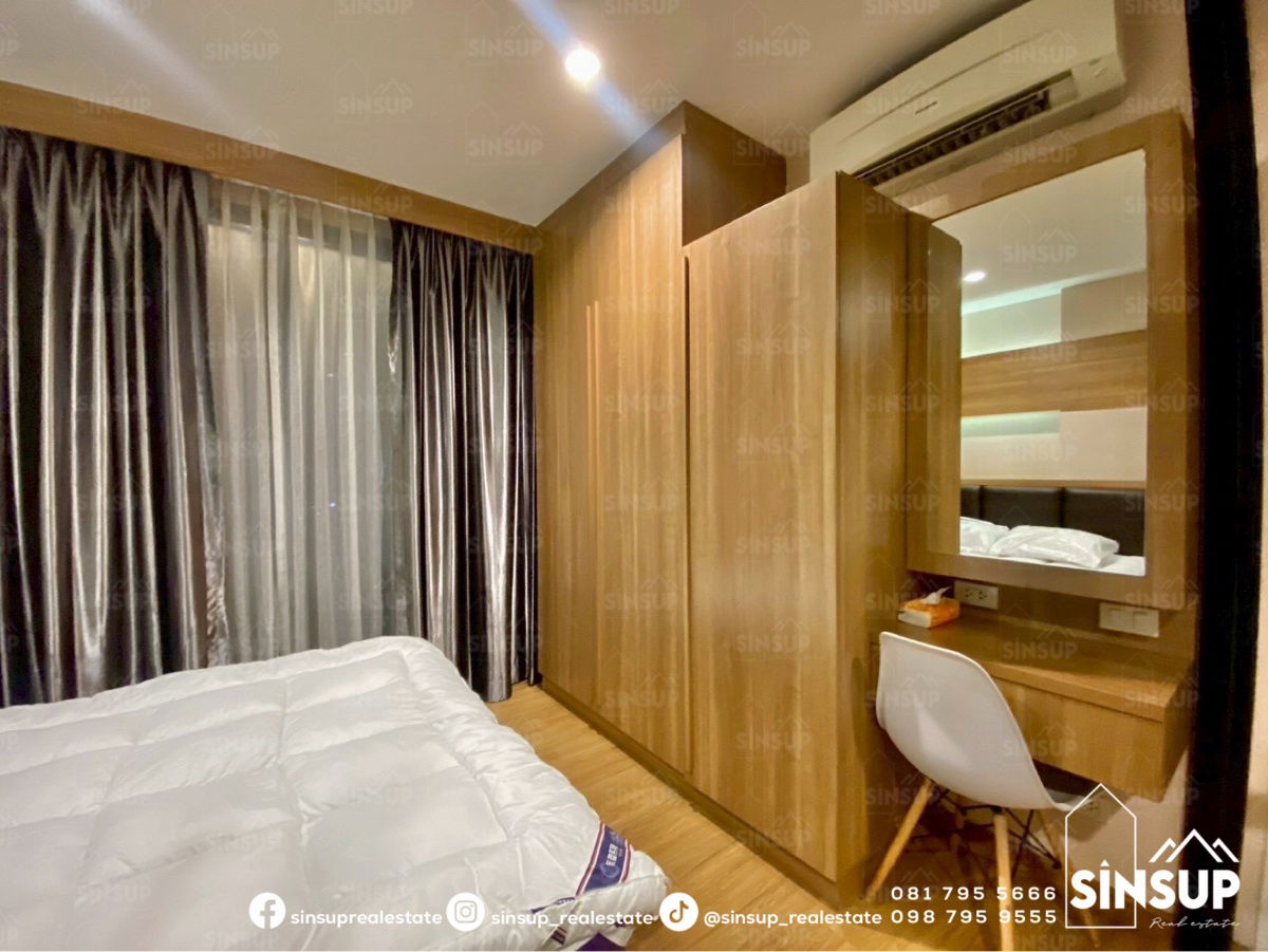 รูป ✨ ให้เช่า The Tree Interchange | ห้องสวย วิวแม่น้ำ | เครื่องใช้ไฟฟ้าครบ | ใกล้ MRT บางโพ - รูปที่ 5/8