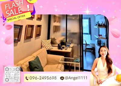 เช่าคอนโด MRT พระราม 9 : ✨🦄 Ready to move 🦄✨ Life Asoke Rama 9✨ ใกล้รถไฟฟ้า MRT สถานีพระราม 9 ห้องสวย เฟอร์ครบจบในที่เดียว โทร 096-2493698 (LAR2248)