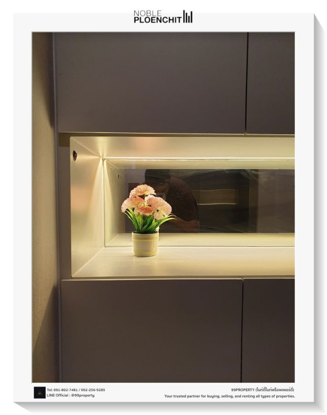 รูป ให้เช่า  Noble Ploenchit [โนเบิล เพลินจิต]🔰 ตกแต่งครบ พร้อมอยู่ ราคาพิเศษ - รูปที่ 13/18