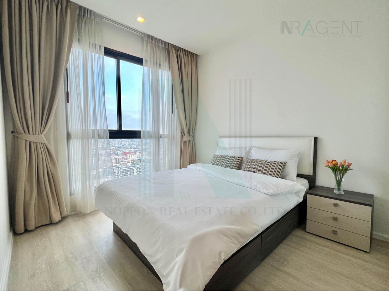 รูป 🎉 ให้เช่าคอนโด ควินน์ รัชดา 17 อาคาร B ชั้น 25 2 ห้องนอน ขนาด 66.00 ตรม ใกล้ Glasshouse รัชดาภิเษก - รูปที่ 3/8