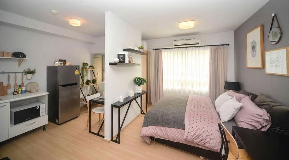 รูป พลัมคอนโดสามัคคี ราคา 6,500บาท/เดือน ห้องสวย + มีเครื่องซักผ้า - รูปที่ 7/14