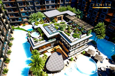ขายคอนโด : Zenith Pattaya 2 Bedrooms for Sale