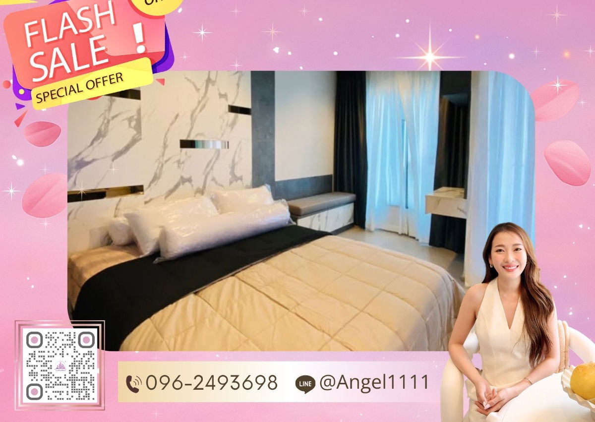 รูป ✨🦄 Ready to move 🦄✨ Life Asoke Rama 9✨ ใกล้รถไฟฟ้า MRT สถานีพระราม 9 ห้องสวย เฟอร์ครบจบในที่เดียว โทร 096-2493698 (LAR1506) - รูปที่ 1/17