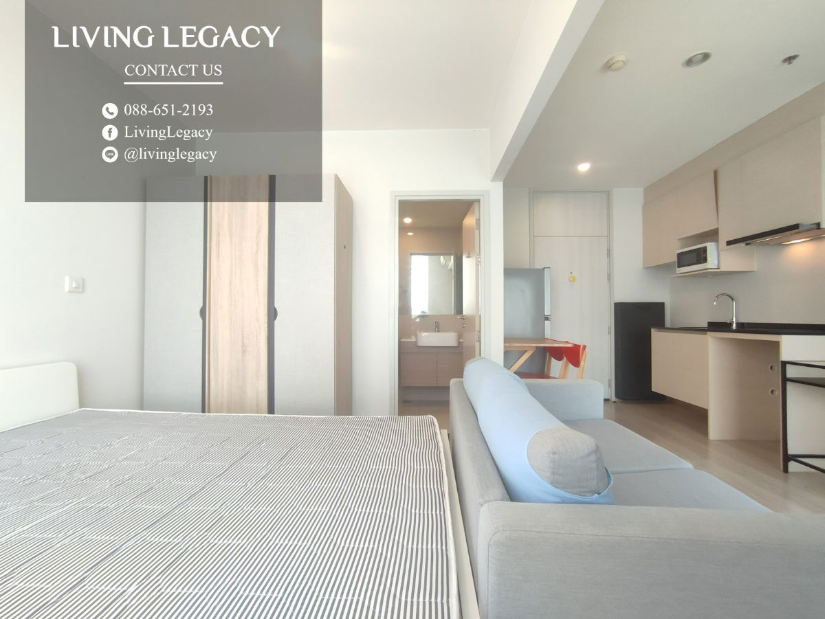 picture STF8F2 Condo For Rent Noble Revolve Ratchada 1 26 Sq.M. Floor 26 line id : @livinglegacy - 6/17