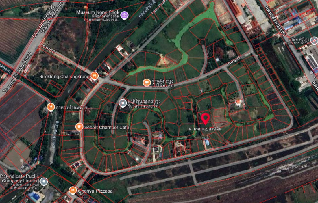 picture KT0012ðēLineID @556ryccgðïļLand for Sale Chalong Krung, Nong Chok area 896sqm near Wat Lam Phak Chi, FBT Company - 2/3