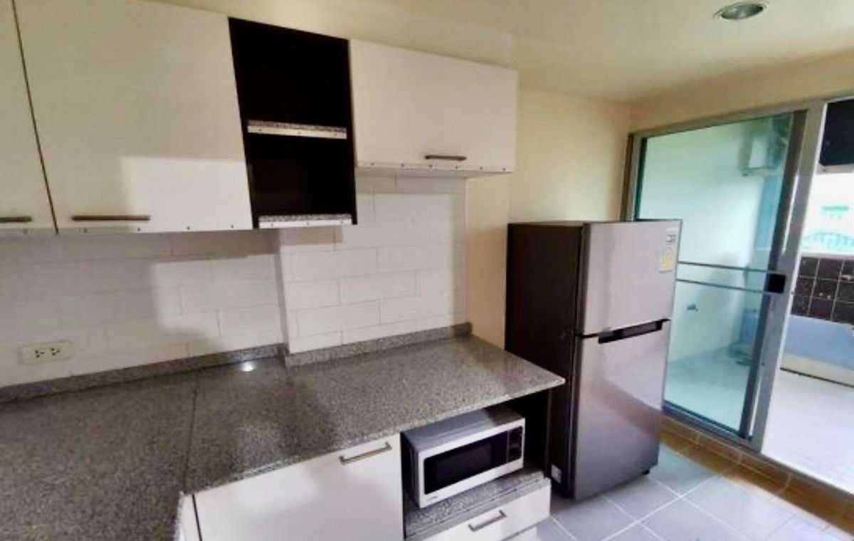 รูป code : E162 ให้เช่าคอนโด ลุมพินี วิลล์ สุขุมวิท 77 ห้องใหญ่ 35 ตร.ม. ตึก A ชั้น 10 เฟอร์ครบ เครื่องใช้ไฟฟ้าครบ ใกล้ BTS อ่อนนุช - รูปที่ 9/11