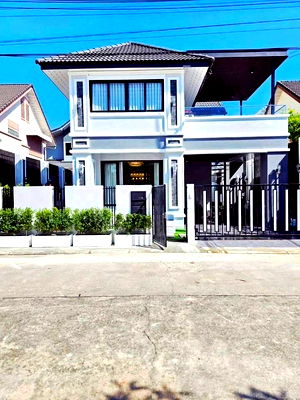 บ้านเดี่ยว พิพิธภัณฑ์ยางพารา  : ขายบ้านพลูวิลล่าพรู ตกแต่งครบ พร้อมเข้าอยู่ ติดสุขุมวิทพัทยากลาง ฝั่งทะเล