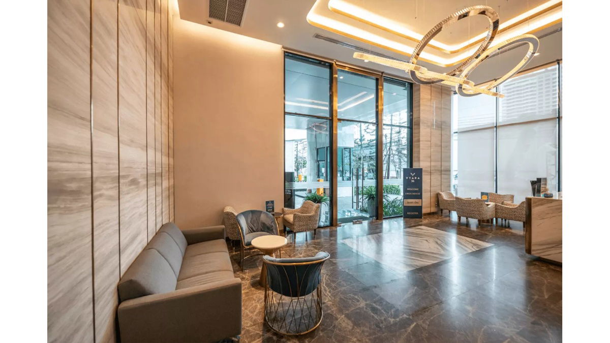 รูป 1 นอน มีอ่าง ห้องสวย ทำเลดี มีรถรับส่ง BTS ทองหล่อ ใกล้เพียง 850 ม. ที่คอนโด Vtara Sukhumvit 36  / ให้เช่าคอนโด - รูปที่ 1/6