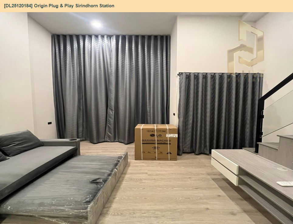 รูป DL25120184 ให้เช่าคอนโด ออริจิ้น ปลั๊ก แอนด์ เพลย์ สิรินธร สเตชั่น (Origin Plug & Play Sirindhorn Station) ใกล้ MRT สิรินธร พร้อมเข้าอยู่ โทรด่วน 0638692663 LineID @897iyzll - รูปที่ 2/6