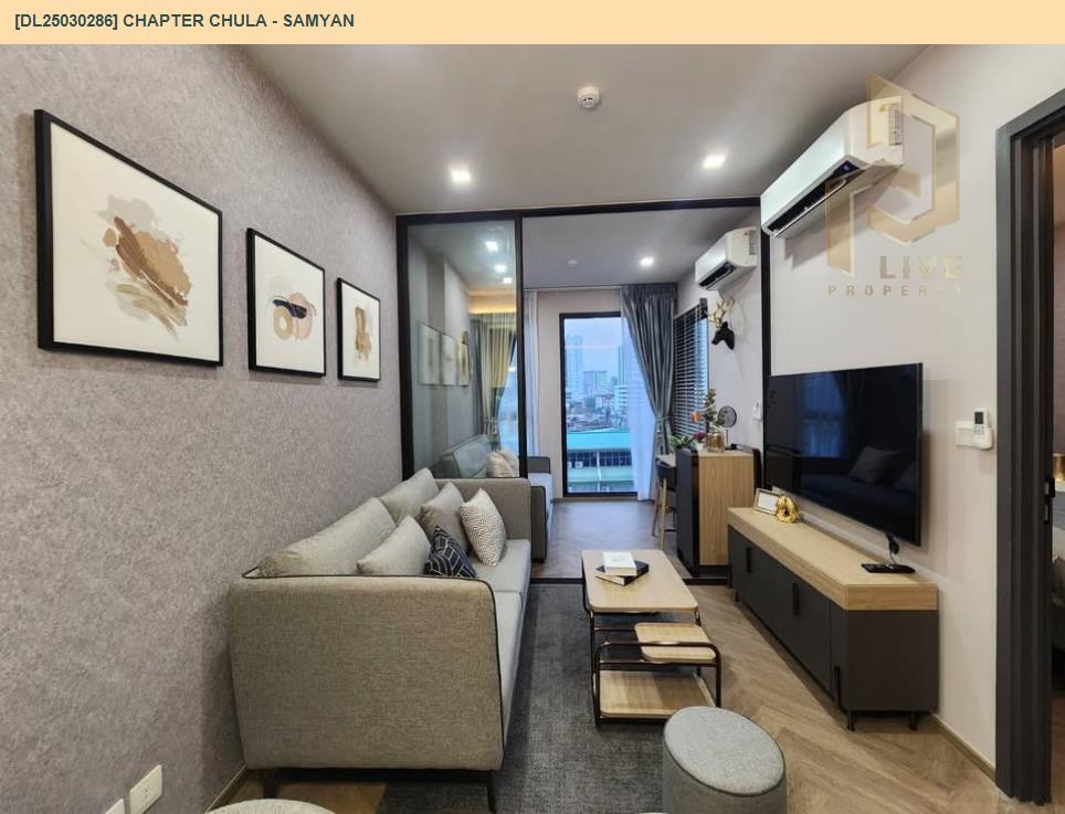 picture DL25030286 Condo for rent, Chapter Chula - Samyan near MRT สามย่าน, ready to move in, call urgently 0638692663 LineID @534wlwof - 4/8